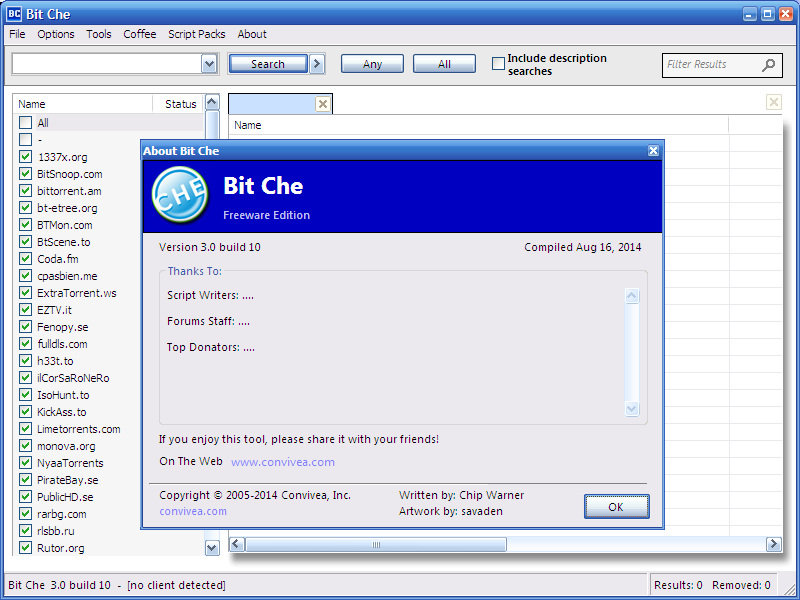 Bit Che: software di ricerca di file torrent